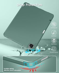 Étui souple antichoc Smart Slim Trifold Stand <span class=keywords><strong>pour</strong></span> <span class=keywords><strong>iPad</strong></span> Air 13 pouces 2024 M2 et <span class=keywords><strong>iPad</strong></span> <span class=keywords><strong>Pro</strong></span> 12.9 pouces (6e/5e/4e/3e génération) - Product Image 5