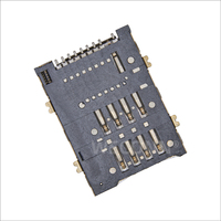 Connecteur automobile personnalisable WECONN WL-SIM190-159 8 broches + 1 H=1,90 mm Push-Push avec interrupteur de détection pour carte SIM