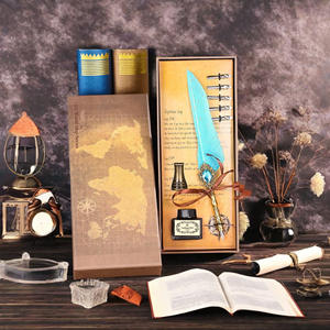 Vintage 0.5mm Ballpoint <b>Pen</b> <b>Gift</b> <b>Box</b> Star Gemstone Sparkle Durable Metal Black Ink Novelty Design for Writing Bonvan 25BVA007 - Product Image 1