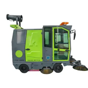 ZMX-S2500A Vacuum Commercial Cleaning Car Ride On Sweeper Electric Street Floor full Closed Sweeper Cleaning Machine