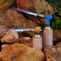 Outils de Camping professionnels Micro-électrique Mini buse en céramique Butane gaz torche bbq démarreur de feu