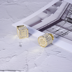 Pommeau de meuble en verre et cristal diamant, luxe, 1 pièce, poignée de meuble - Product Image 2