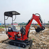 Penjualan Langsung Pabrikan Berkualitas Tinggi dari Excavator Kecil JJ-08 Excavator Crawler