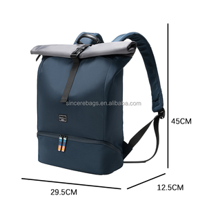 Unisex Fashion Waterproof <b>Laptop</b> <b>Backpack</b> with USB Nylon & Polyester Lining for Business Travel & School Use - Product Image 6