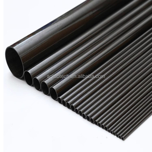 เสาคาร์บอนไฟเบอร์แบบยืดหดได้ทรงกลม OEM UD พร้อมข้อต่อท่อสี่เหลี่ยมสำหรับทำความสะอาดกระจกและใช้กับอุปกรณ์สกี - Product Image 3