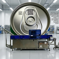 Machine de marquage laser à fibre pour capuchons en aluminium GS1, système de marquage de codes QR DataMatrix, système de traçabilité anti-contrefaçon 1C en ligne