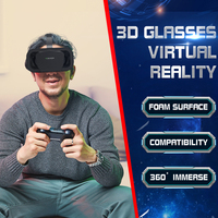 Lunettes de réalité virtuelle VR Box améliorées, lunettes intelligentes HD 3D, casque pour lunettes VR de 4,7/7 pouces, casques de jeu