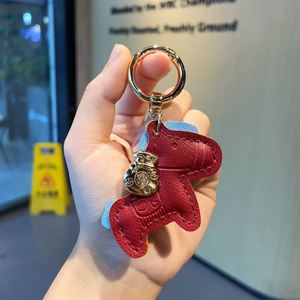 Fashion Leather Pony Pendant Keychain Charm Women Bag Pendant <b>Key</b> <b>Chains</b> Creative Lucky Horseback Money Bag Accessories Keyring - Product Image 4
