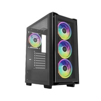 ATX Mid Tower Gaming PC Case Slide-way Full TG Window Metal SPCC 0.5mm Verified Suppliers Wholesale