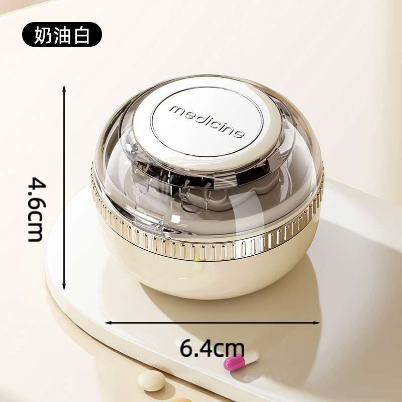 Herb slicer - white [two- or four-piece herb slicer and storage]
