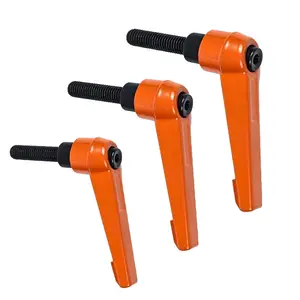 Woodworking Clamp Handle Inch Size Metric Plastic/die Cast Adjustable Handle Lever Clamp Lever Handle For Woodworking Machine