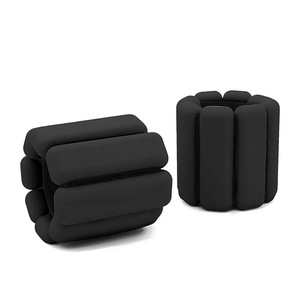 Poids de poignet et de cheville réglables en silicone écologique pour femmes, 1LB/2LB/4LB, bandes lestées souples pour la marche, le yoga et le fitness - Product Image 3