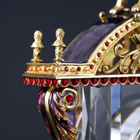 RORO moderne luxe élégant français Style européen série du roi montre Antique Table support de bureau cheminée horloge mécanique