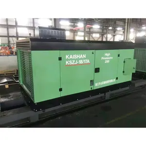 Diskon besar kompresor sekrup Kaishan KSZJY-18/17 17bar kompresor udara untuk lubang pengeboran