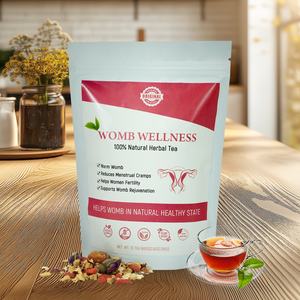 Té de Hierbas para la Fertilidad Femenina, Procesado Fresco y Certificado por ISO de Chinaherbs, Suplementos Uterinos de Limpieza Personalizados, Té en Bolsitas con Sabor - Product Image 1