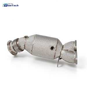 Downpipe de alto rendimiento para BMW E92 335i N55 3.0T con escudo térmico, soldado con TIG, ajuste directo, pieza de escape con filtro de 200 celdas Euro 5 - Product Image 5