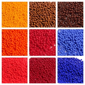 Perles de <span class=keywords><strong>rocaille</strong></span> en verre originales tchèques Preciosa 500g, uniformes 11/0, couleur opaque inaltérable, pour bijoux DIY – Vente chaude - Product Image 5