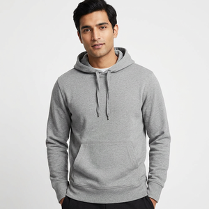 Fabricantes de Ropa, Sudadera con Capucha Personalizada con Lavado Ácido, Estilo Desgastado, Holgada, Corta, Estilo Urbano para Hombre - Product Image 1