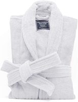Peignoir et pantoufles 100% coton respirant et doux pour hommes et femmes, en tissu éponge de luxe pour hôtel