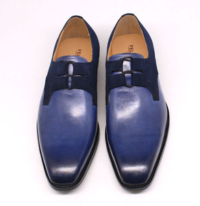 punta cuadrada de cuero zapatos para hombres elegante y auténtica:  Alibaba.com
