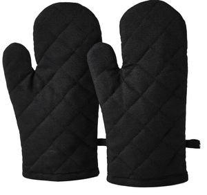 Maniques de cuisine imprimées en coton 100% biologique, réutilisables, écologiques, de qualité alimentaire, lavables au lave-vaisselle et utilisables au four, disponibles en plusieurs couleurs - Product Image 1