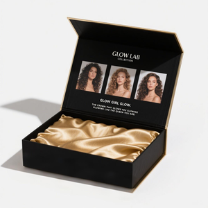 Sang Trọng Tóc Giả Hộp Biểu Tượng Tùy Chỉnh Kích Thước Tóc Mở Rộng Các Tông Từ Bao Bì Hộp Quà Tặng Cho Tóc Giả Với Ribbon Từ Đóng Cửa - Product Image 2