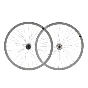 Set Roda Sepeda 700C Aluminium <span class=keywords><strong>Alloy</strong></span> 6061 Kustom, Roda Single Speed untuk Sepeda Track/<span class=keywords><strong>Fixie</strong></span> - Product Image 1