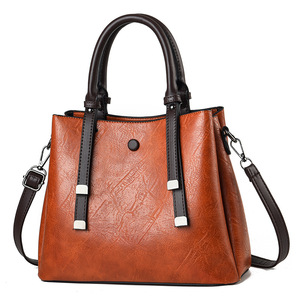 Nuevo Diseño Bolsas de Moda para Mujer, Bolsos de Mano de Gran Capacidad, Bolsos Estructurados de Cuero PU para Damas - Product Image 5
