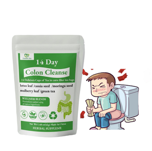 Supporto biologico per disintossicazione da tè Detox da 14 giorni per la salute intestinale dimagrante per la pancia dimagrante certificato ISO confezionato in busta sfusa - Product Image 1