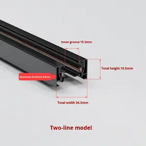 <span class=keywords><strong>Rail</strong></span> de lumière LED COB Puri Chip, driver isolé, design moderne pour utilisation en supermarché, 10/20/30W, éclairage de <span class=keywords><strong>plafond</strong></span> intérieur en aluminium - Product Image 5