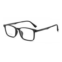 Nouvelles lunettes photochromiques anti-lumière bleue à monture carrée tendance pour hommes, verres plats rétro pour affaires