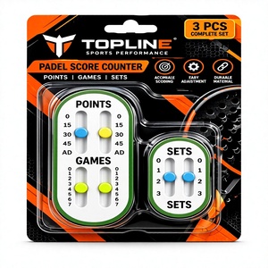เครื่องนับคะแนนแพเดิล TOPLINE สำหรับเกมส์ต่างๆ แบบพกพา ทำจากพลาสติก ใช้สำหรับติดตามคะแนนการแข่งขันเทนนิส - Product Image 1