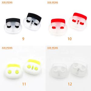 Toptan ayarlanabilir çift kordon kilit sonu çantası kordon bahar plastik tıpa - Product Image 5