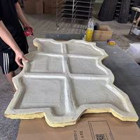 Panneau mural en pierre artificielle en polyuréthane PU pour intérieur et extérieur, pierre artificielle légère en polyuréthane PU, 50 x 20 mm