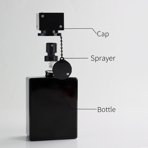 Botella de Perfume <span class=keywords><strong>Lattafa</strong></span> Negra de 100 ml de Alta Calidad y Lujo de Eric, con Caja, al por Mayor - Product Image 3