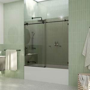 Panel de Vidrio Templado para <span class=keywords><strong>Mampara</strong></span> de <span class=keywords><strong>Ducha</strong></span> Maika, Lámina de Vidrio de Seguridad Transparente o de Color para Cabina de Baño, Vidrio Templado - Product Image 3