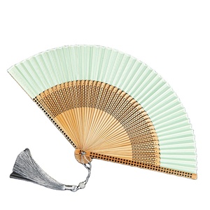 Ventaglio Pieghevole in Seta e Bambù per Donne, Stile Cinese e Giapponese, Vintage e Portatile, Ventaglio Estivo per Ragazze - Product Image 1