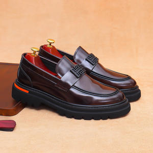 Nouvelle Tendance – Mocassins Homme en Cuir Véritable Brillant, Style Britannique Sportif Décontracté, Légers, Antidérapants et Isolants pour l'Automne - Product Image 2