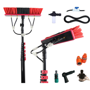 Système professionnel de nettoyage de <span class=keywords><strong>vitres</strong></span> - Perche télescopique avec brosse alimentée <span class=keywords><strong>en</strong></span> eau, <span class=keywords><strong>pour</strong></span> façade vitrée/panneau solaire - Product Image 3