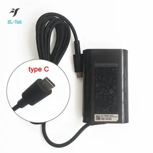 45W USB-C AC 어댑터 20V 2.25A 노트북 충전기 전원 Dell XPS 13,XPS 11,9P33D-1501,689C4,492-BBUU,LA45NM150,HDCY5, 0HDCY5