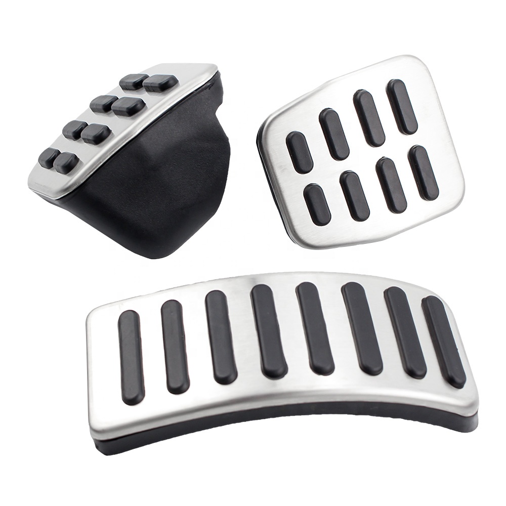Накладки из нержавеющей стали на педали для Volkswagen VW Ibiza 6K 6L 6J Skoda Fabia Polo 9N 6R Bora Golf MK4 IV, тормозные колодки