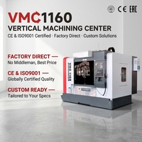 Centro de Mecanizado CNC Vertical WOJIE Stable BT40 12000rpm VMC1160 con Función de Roscado Rígido