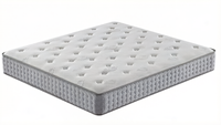 Matelas hybride moderne, fermeté moyenne, orthopédique, avec housse en tissu, taille King et Queen, pour chambre à coucher et mobilier de maison