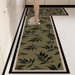 แผ่นรองครัว Shanmu Huating Chunliu Jique Forest Letter รูปตัว L ผ้าเทคโนโลยีกันลื่น ทนน้ำมัน ซึมซับได้ - Product Image 1