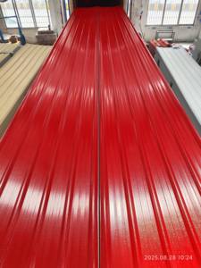 Vente directe d'usine, <span class=keywords><strong>tuile</strong></span> <span class=keywords><strong>de</strong></span> toit trapézoïdale en PVC, <span class=keywords><strong>tuile</strong></span> en plastique isolante thermiquement anti-corrosion ASA <span class=keywords><strong>pour</strong></span> usine et entrepôt - Product Image 2