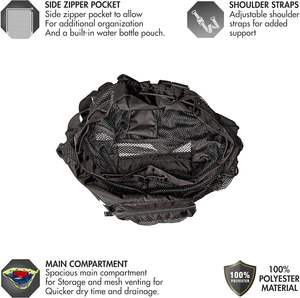 Zaino Grande a Rete per Mamma per Nuoto Palestra e Attrezzatura da Allenamento Borse Fitness - Product Image 3