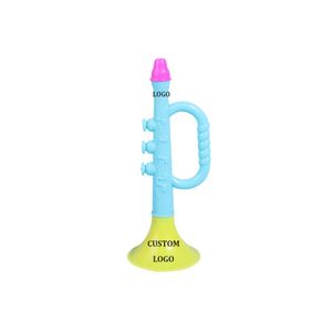 Corne de football personnalisée avec logo imprimé, accessoire de motivation et d'ambiance, jouet musical éducatif précoce pour enfants - Product Image 1