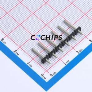 971-SLR-THR-1.3/06 Pin Header Through hole Component (THT),P=5mm Connector 1x6P 5mm Round Pin Through Hole - Product Image 2
