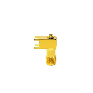 Factory directly Wholesale SMA-IPEX Adapter SMA Female Curved 90 degree Waterproof with PCB to IPEX Male RF Coax Coaxial Adapter