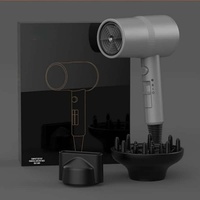 Diffuseur ionique professionnel 1200W à moteur DC, haute vitesse, vent puissant, compact, léger, pour salon, hôtel, usage domestique